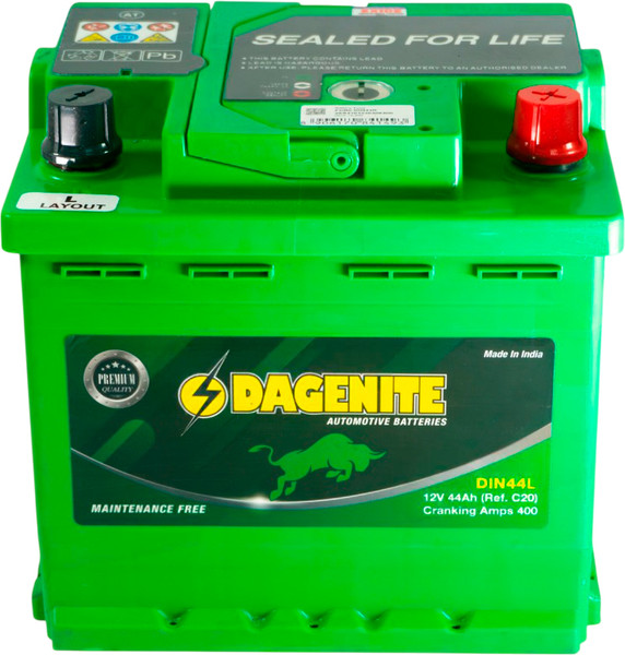 Изображение товара Автомобильный аккумулятор DAGENITE L+ (44 A/h)