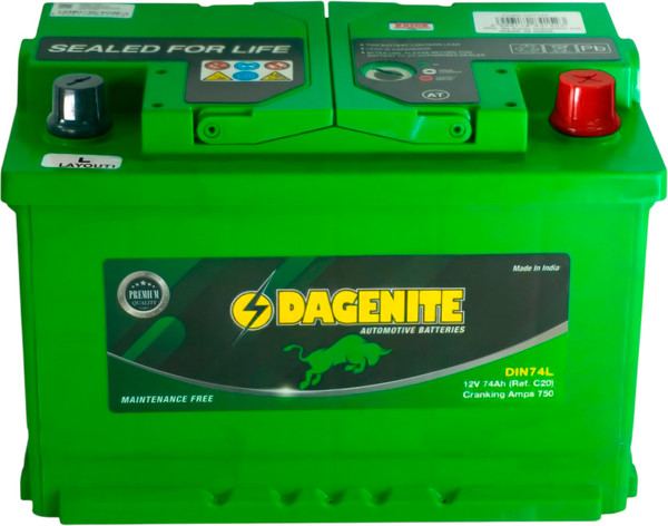 Изображение товара Автомобильный аккумулятор DAGENITE L+ (74 A/h)