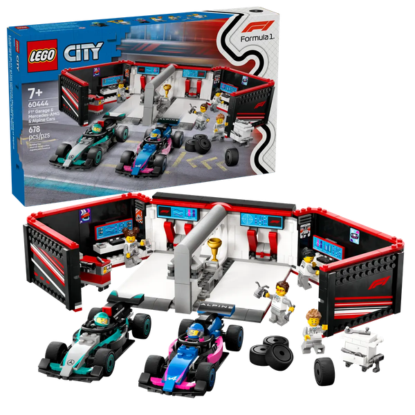 Изображение товара Конструктор Lego City Гараж для Mercedes и Alpine 60444