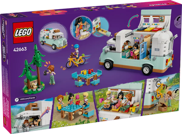 Изображение товара Конструктор Lego Friends Приключение в туристическом фургоне дружбы 42663