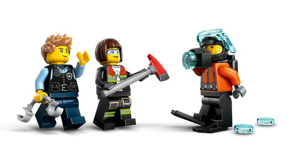 Изображение товара Конструктор Lego City Вертолет, пожарная машина и подводная лодка 60462