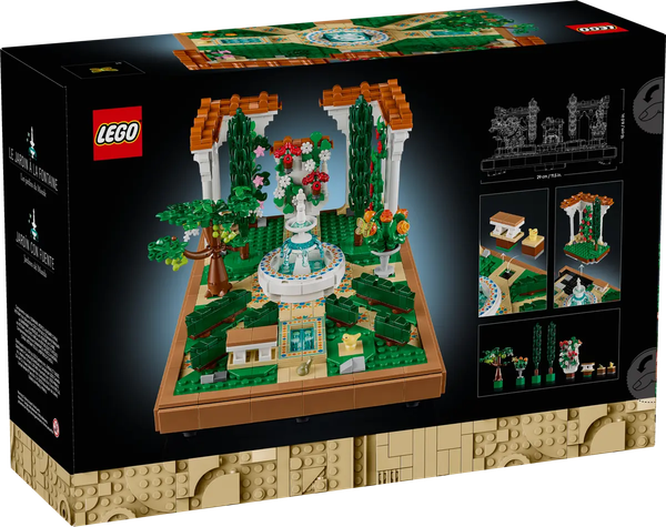 Изображение товара Конструктор Lego Icons Сад с фонтаном 10359