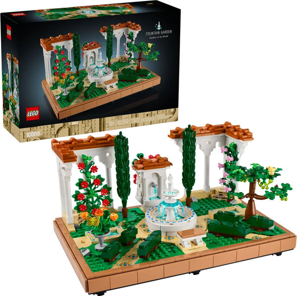Изображение товара Конструктор Lego Icons Сад с фонтаном 10359