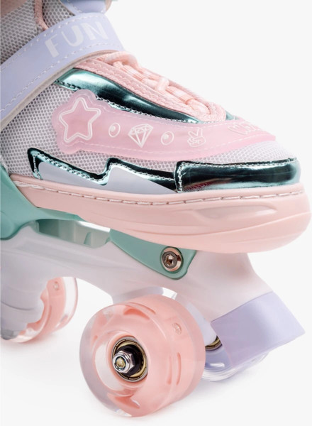 Изображение товара Роликовые коньки Amarobaby Glory / AB24-35GL/1805-34 (р.34-37, бирюзовый/оранжевый)
