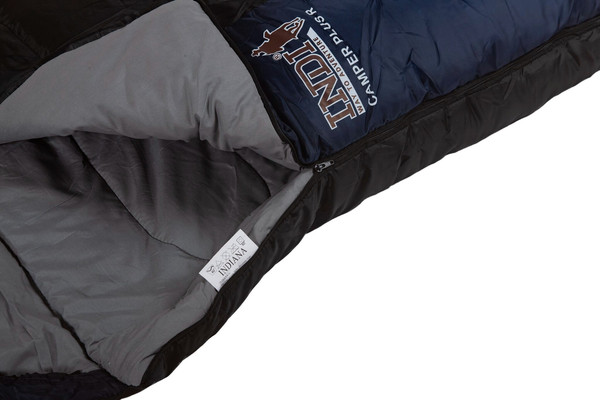 Изображение товара Спальный мешок INDI Camper Plus L-zip от -12°C (одеяло с подголовником 195+35x85см)