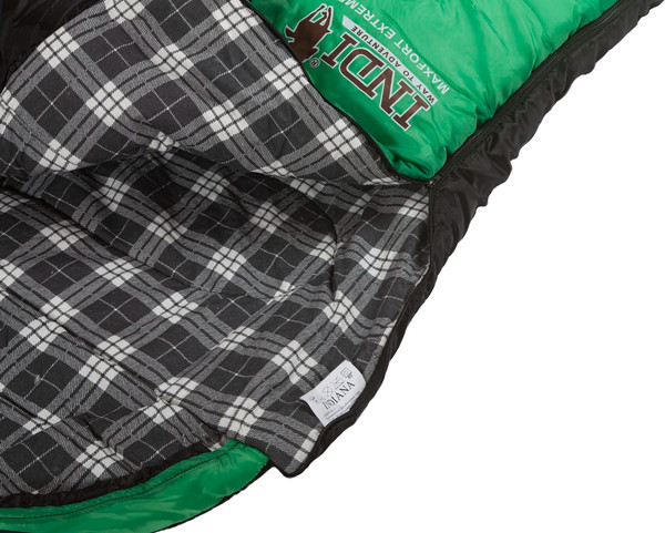 Изображение товара Спальный мешок INDI Maxfort Extreme L-zip от -27°C (одеяло с подголовником фланель195+35x85см)