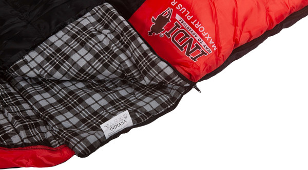 Изображение товара Спальный мешок INDI Maxfort Plus L-zip от -15°C (одеяло с подголовник фланель195+35x85см)