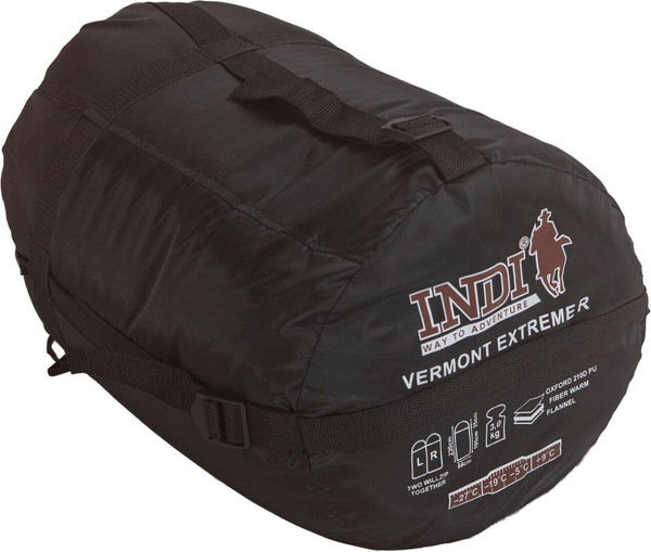 Изображение товара Спальный мешок INDI Vermont Extreme L-zip от -27°С (с подголовником 230x85см)