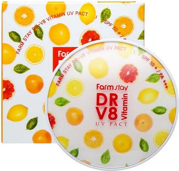Изображение товара Пудра компактная FarmStay С витаминами SPF 50/PA+++ №21 (сменный блок)