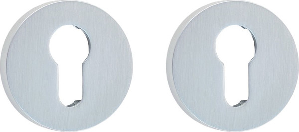 Изображение товара Накладка на цилиндр VELA Prima DPC-Round-SC (белое серебро)