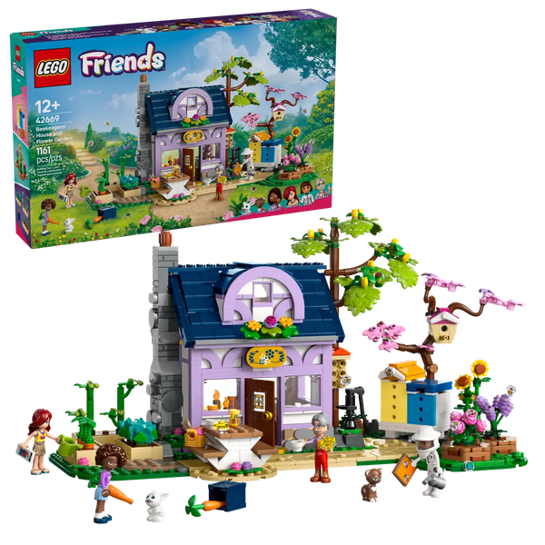 Изображение товара Конструктор Lego Friends Дом пчеловода и цветник 42669