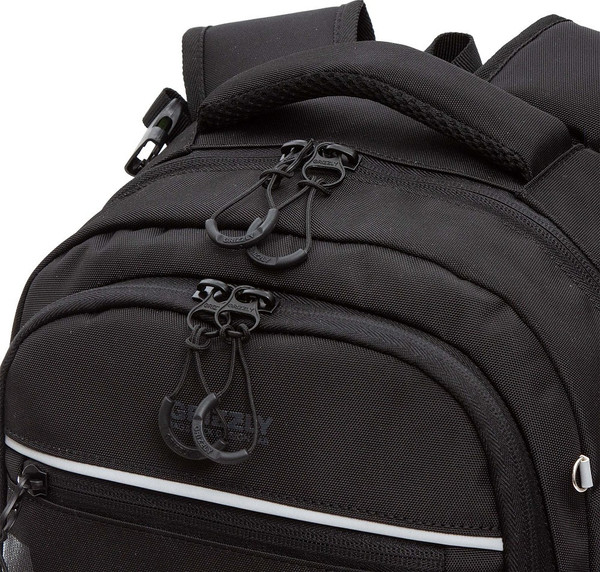 Изображение товара Школьный рюкзак Grizzly RB-558-1 (черный/синий)