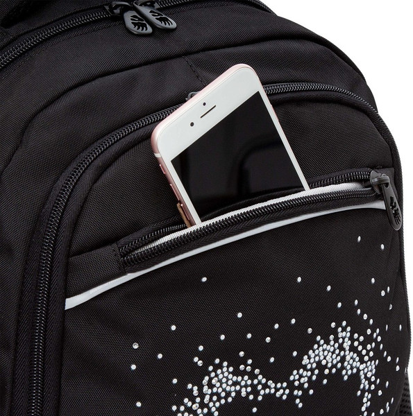 Изображение товара Школьный рюкзак Grizzly RG-569-1 (черный/белый)