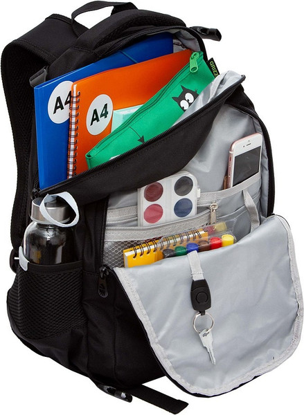 Изображение товара Школьный рюкзак Grizzly RG-569-1 (черный/белый)