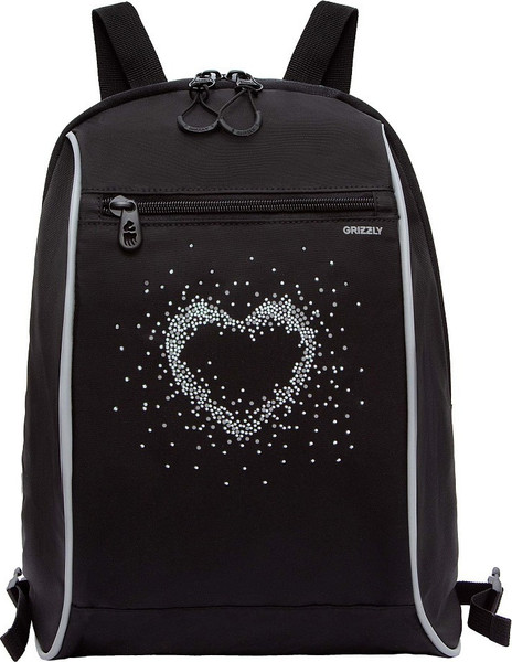 Изображение товара Школьный рюкзак Grizzly RG-569-1 (черный/белый)