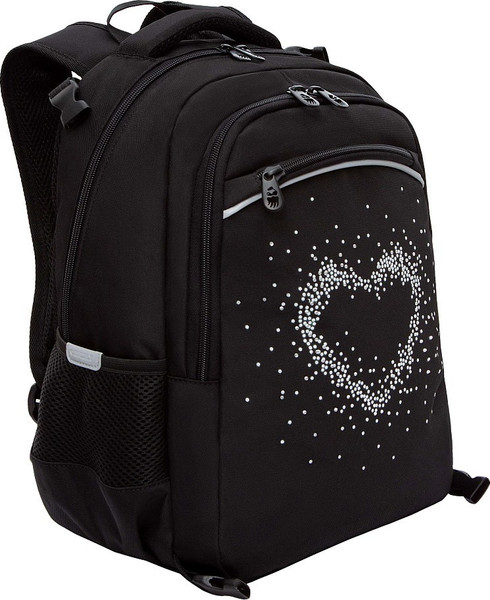 Изображение товара Школьный рюкзак Grizzly RG-569-1 (черный/белый)