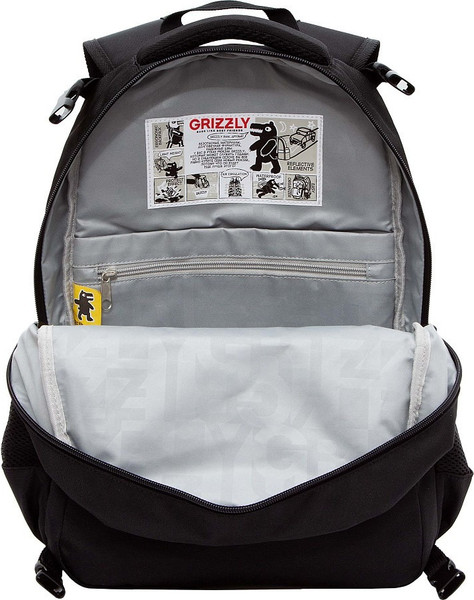 Изображение товара Школьный рюкзак Grizzly RG-569-1 (черный/белый)