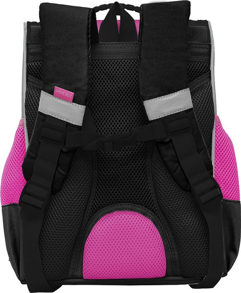 Изображение товара Школьный рюкзак Grizzly RAm-584-1 (черный/розовый)