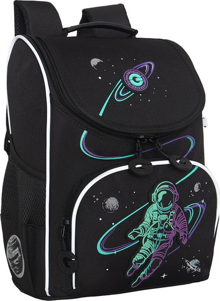 Изображение товара Школьный рюкзак Grizzly RAm-585-4 (черный/бирюзовый)