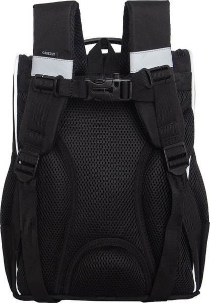 Изображение товара Школьный рюкзак Grizzly RAm-585-4 (черный/бирюзовый)