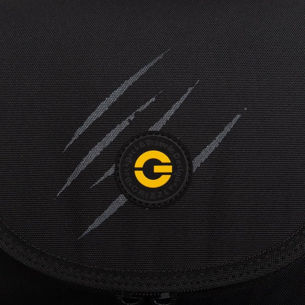 Изображение товара Школьный рюкзак Grizzly RAm-585-5 (черный/оранжевый)