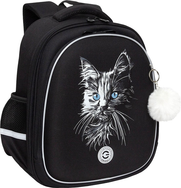 Изображение товара Школьный рюкзак Grizzly RAz-586-15 (черный)