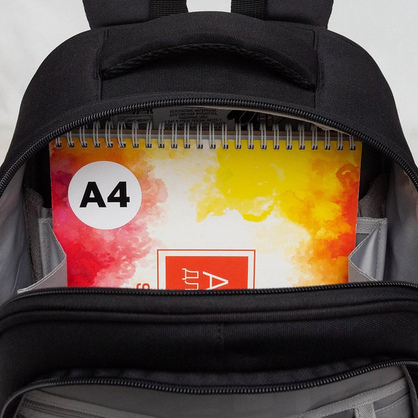 Изображение товара Школьный рюкзак Grizzly RAz-586-15 (черный)