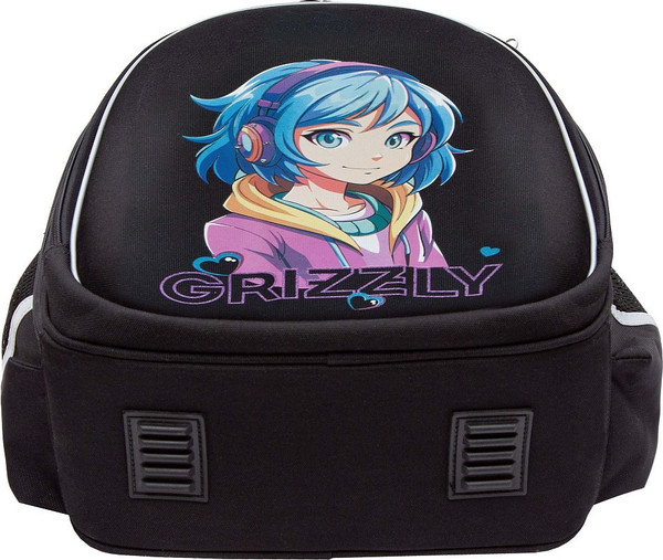 Изображение товара Школьный рюкзак Grizzly RAz-586-9 (черный)