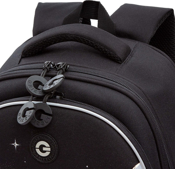 Изображение товара Школьный рюкзак Grizzly RAz-587-16 (черный)