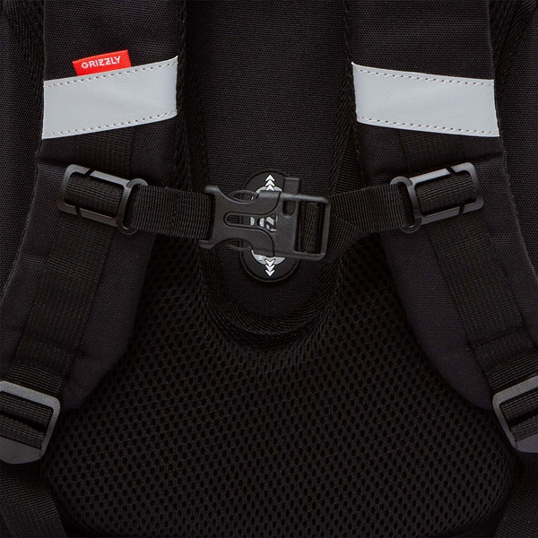 Изображение товара Школьный рюкзак Grizzly RAz-587-16 (черный)