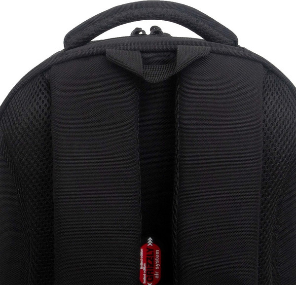 Изображение товара Школьный рюкзак Grizzly RAz-587-3 (черный/фиолетовый)