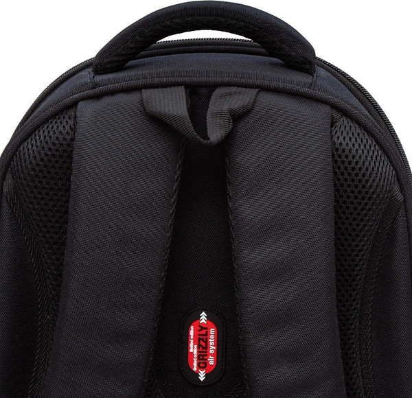 Изображение товара Школьный рюкзак Grizzly RAz-587-3 (черный/серый)