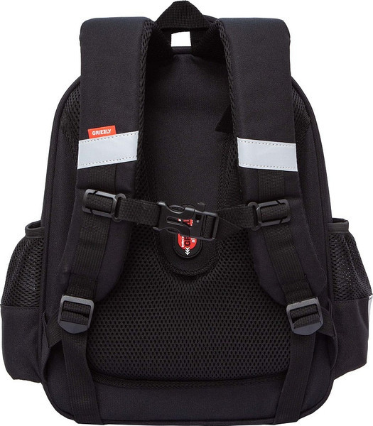 Изображение товара Школьный рюкзак Grizzly RAz-587-3 (черный/серый)