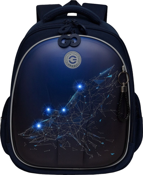 Изображение товара Школьный рюкзак Grizzly RAz-587-4 (синий)