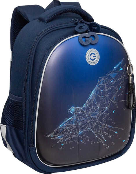 Изображение товара Школьный рюкзак Grizzly RAz-587-4 (синий)