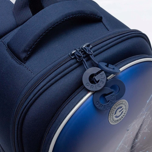 Изображение товара Школьный рюкзак Grizzly RAz-587-4 (синий)