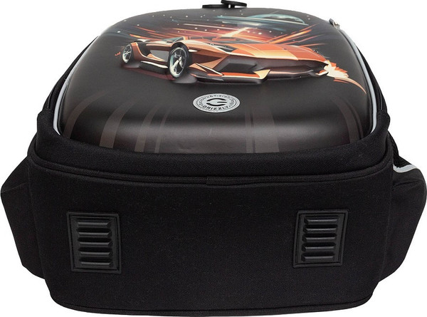 Изображение товара Школьный рюкзак Grizzly RAz-587-8 (черный/оранжевый)