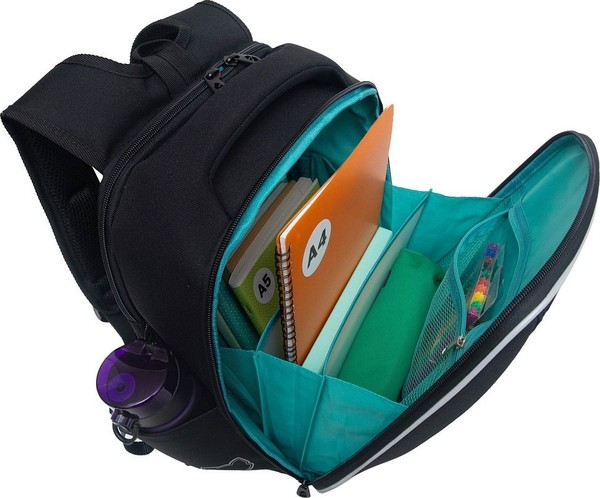 Изображение товара Школьный рюкзак Grizzly RAf-592-2 (черный)