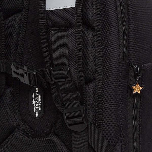 Изображение товара Школьный рюкзак Grizzly RAf-592-4 (черный/разноцветный)