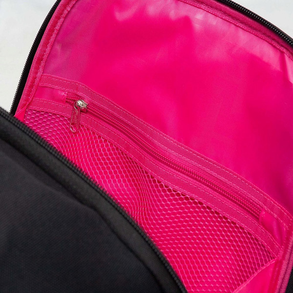 Изображение товара Школьный рюкзак Grizzly RAf-592-5 (черный/розовый)