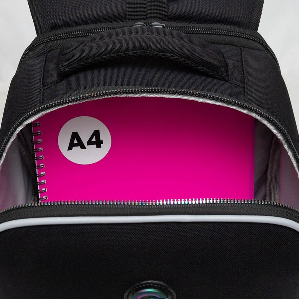 Изображение товара Школьный рюкзак Grizzly RAw-594-2 (черный)