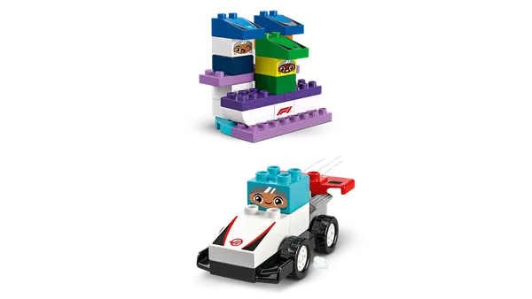 Изображение товара Конструктор Lego Duplo Гоночные машины и пилоты команды F1 10445