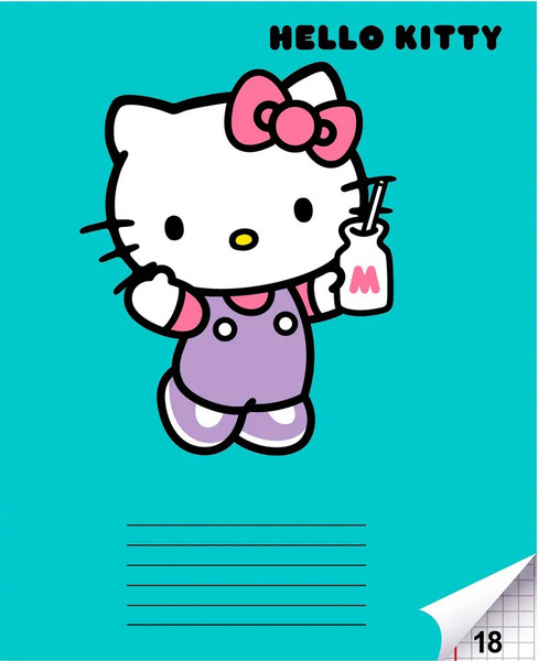 Изображение товара Набор тетрадей Centrum Hello Kitty / 74793 (18л, клетка, 25шт)
