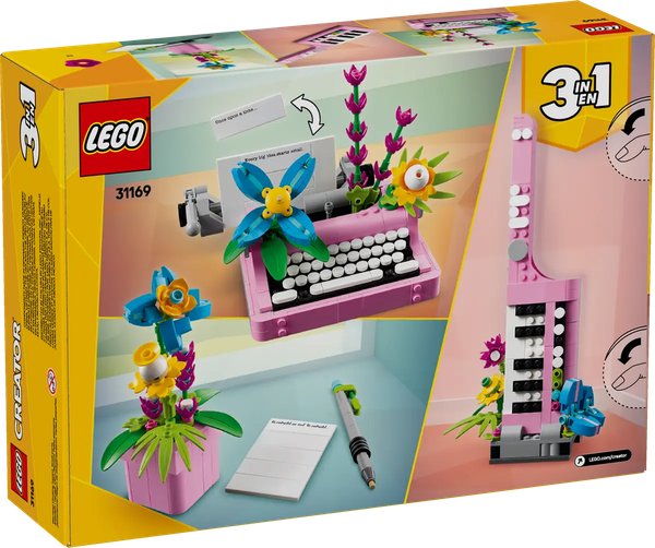 Изображение товара Конструктор Lego Creator Цветочная пишущая машинка 31169