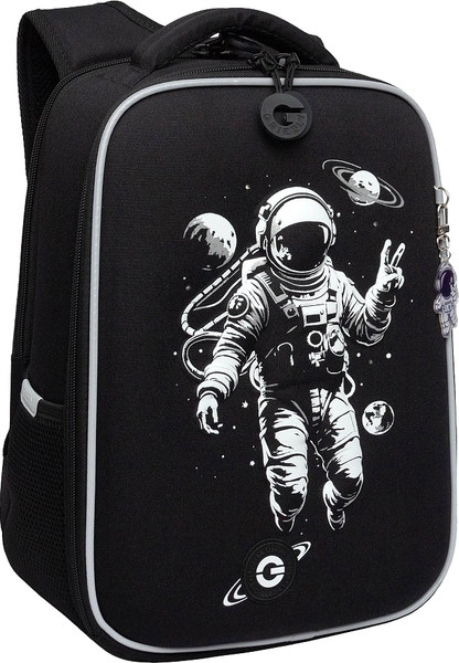 Изображение товара Школьный рюкзак Grizzly RAw-595-3 (черный)