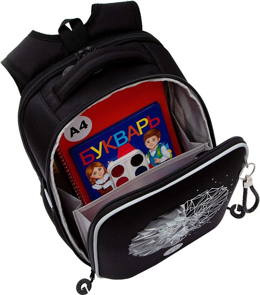 Изображение товара Школьный рюкзак Grizzly RAw-595-7 (черный)