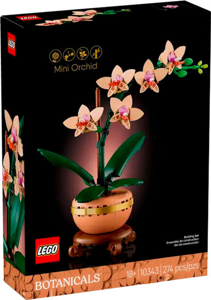 Изображение товара Конструктор Lego Botanicals Мини-орхидея 10343
