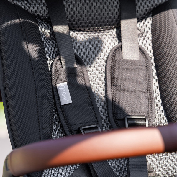 Изображение товара Трехколесный велосипед с ручкой QPlay S702 Nova Deluxe Stone Grey (Lux/Black)