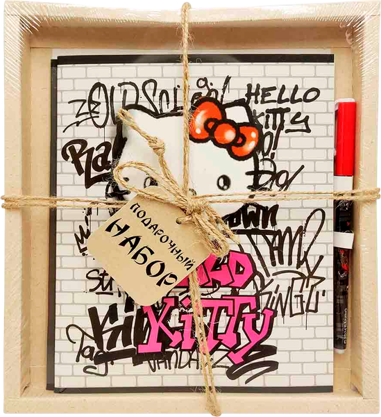 Изображение товара Набор тетрадей Centrum Hello Kitty манга + ручка / 75512 (48л, клетка)