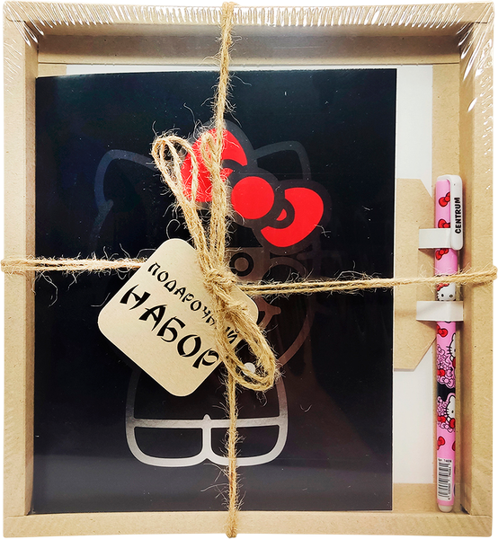 Изображение товара Набор тетрадей Centrum Hello Kitty бант + ручка / 75518 (48л, клетка)